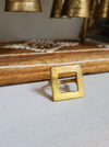 Squared Brass Ring -  Moon Goddess