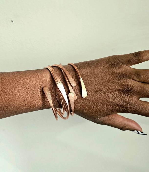Copper Bangle Set