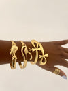  Egyptian brass bangles handcrafted spiritual jewelry