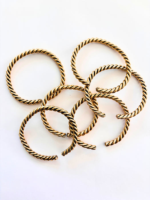"Golden Oracle" Rope Bangles Set