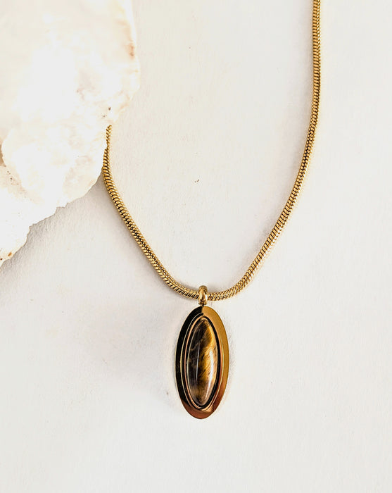 Mystic Tiger's Eye Pendant