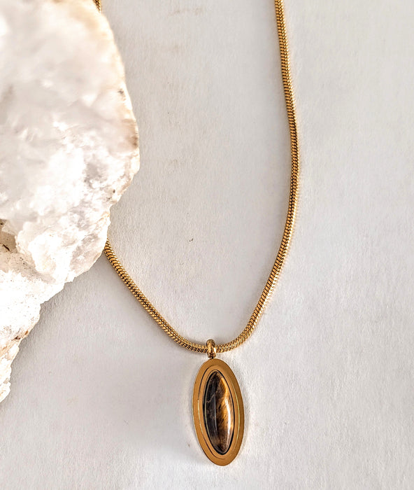 Mystic Tiger's Eye Pendant