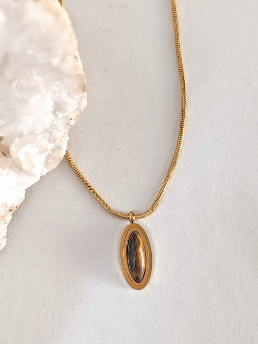 Mystic Tiger's Eye Pendant