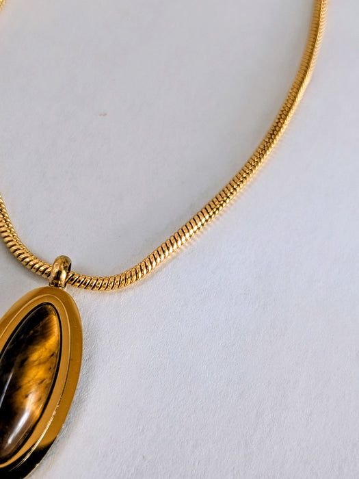 Mystic Tiger's Eye Pendant