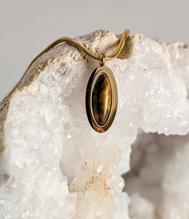 Mystic Tiger's Eye Pendant