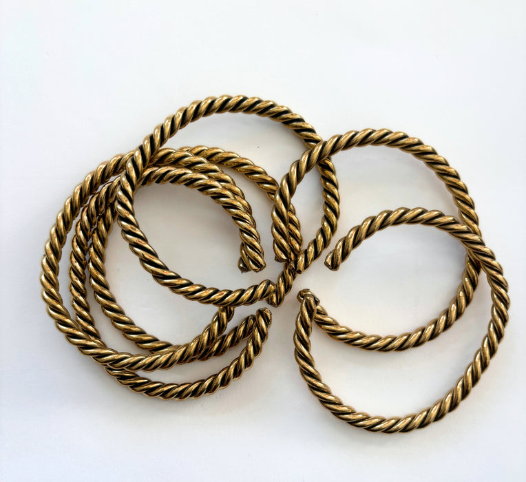 "Golden Oracle" Rope Bangles Set