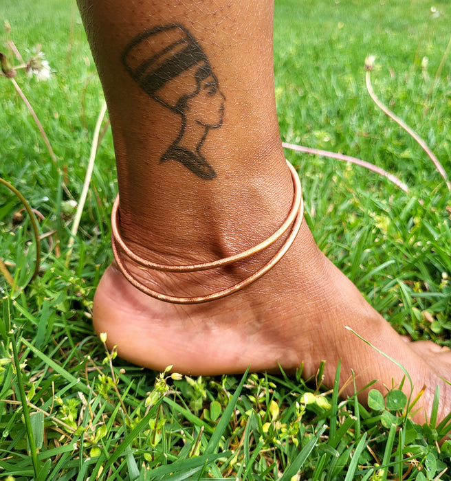 Pure Copper Ankle Bangle