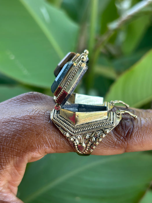 Gemstone Poison Ring
