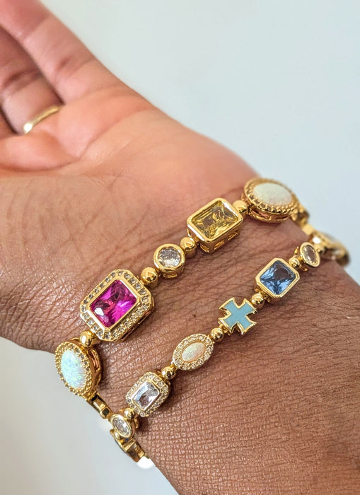 Empress Opal & Moissanite Bracelet