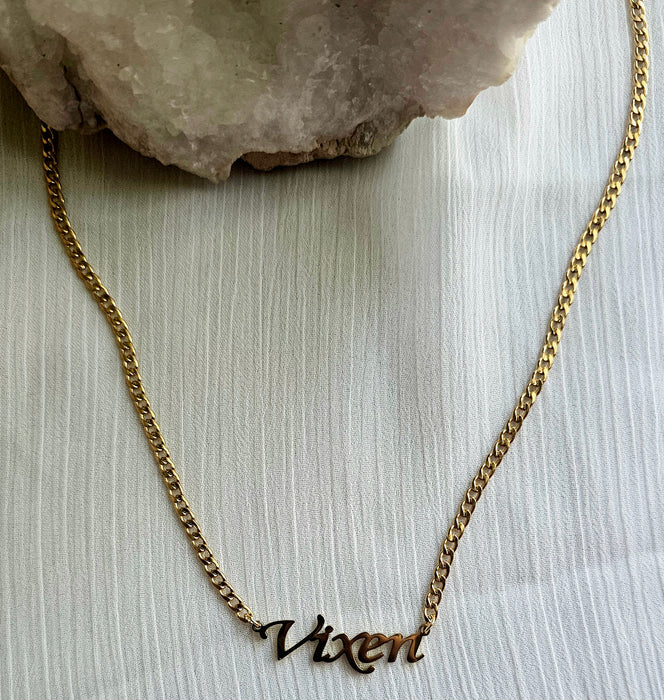 "Vixen" 18K Gold Plated Necklace