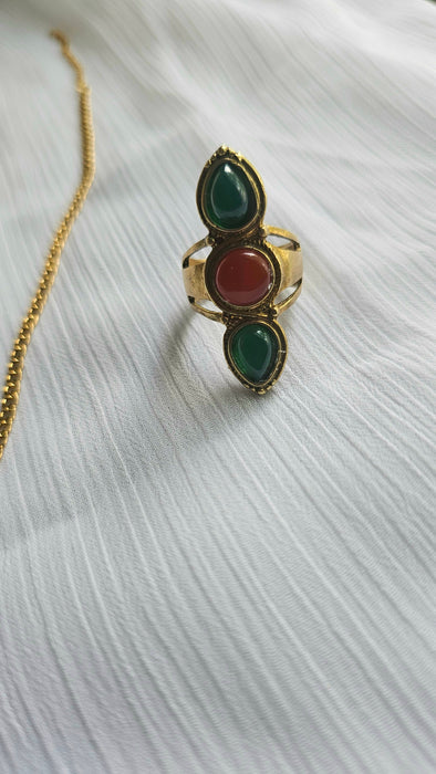 "Bohemian Sunset" Brass Ring