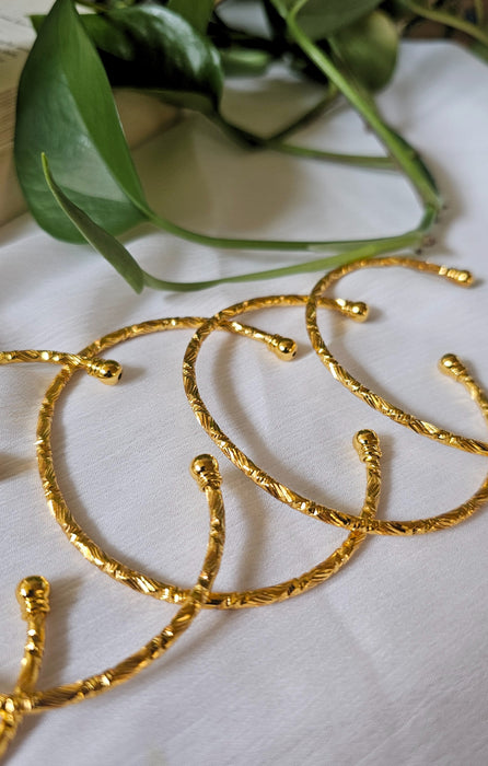 "Sacred Goddess" Geometric Bangle Stack