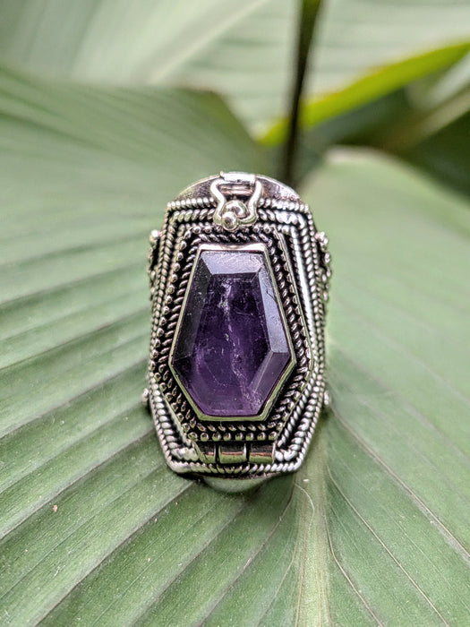 Amethyst Poison Ring