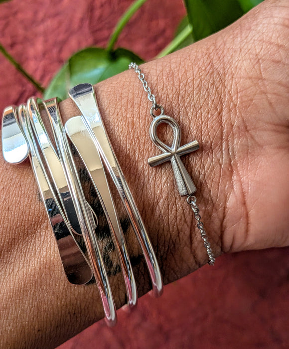 Dainty Ankh Bracelet