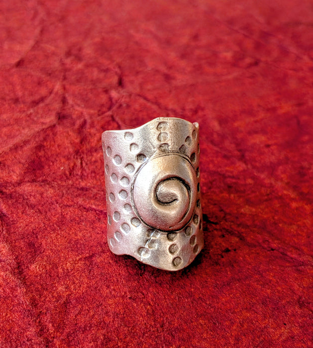 Oya Spiral Brass Ring