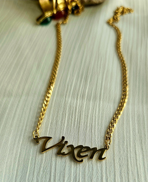 "Vixen" 18K Gold Plated Necklace