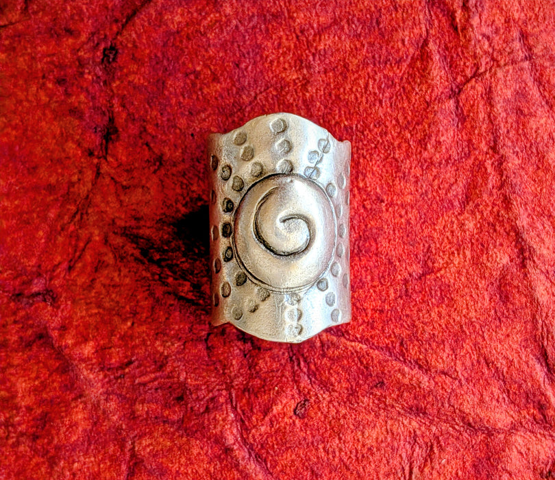 Oya Spiral Brass Ring