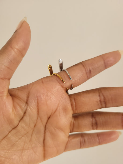 Ensemble de bagues géométriques pour bébé ondulé