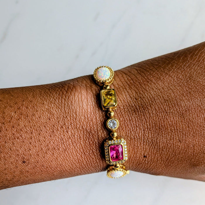 Empress Opal & Moissanite Bracelet