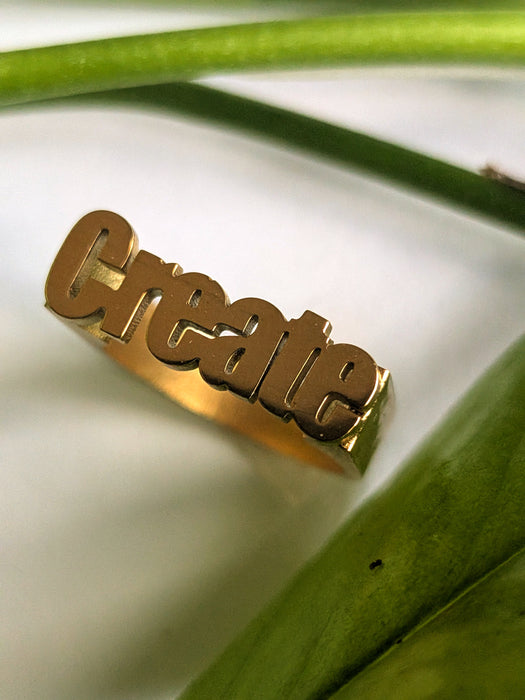 CREATE Gold Ring