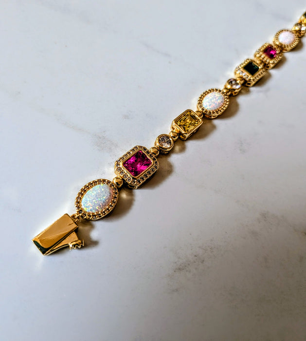 Empress Opal & Moissanite Bracelet