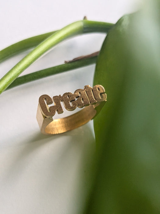 CREATE Gold Ring
