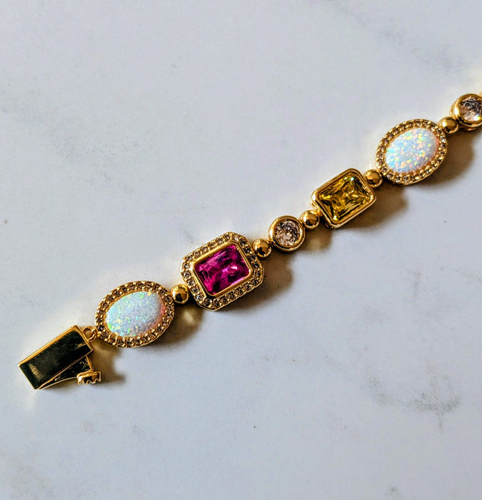 Empress Opal & Moissanite Bracelet