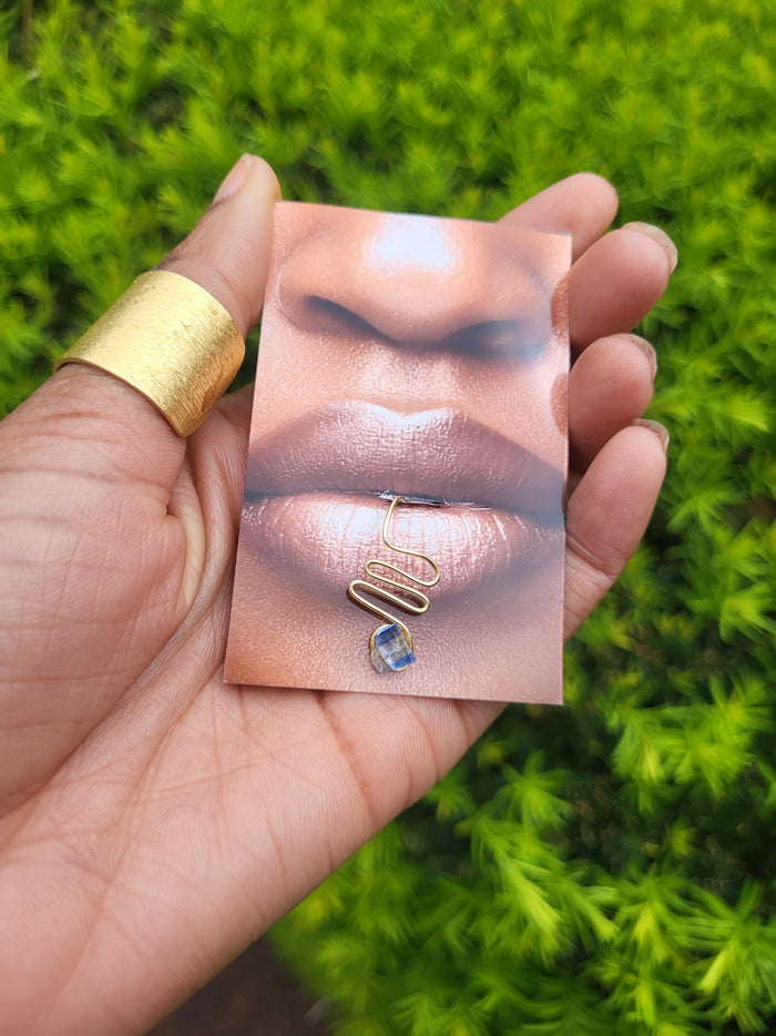 Brass Lip Cuffs