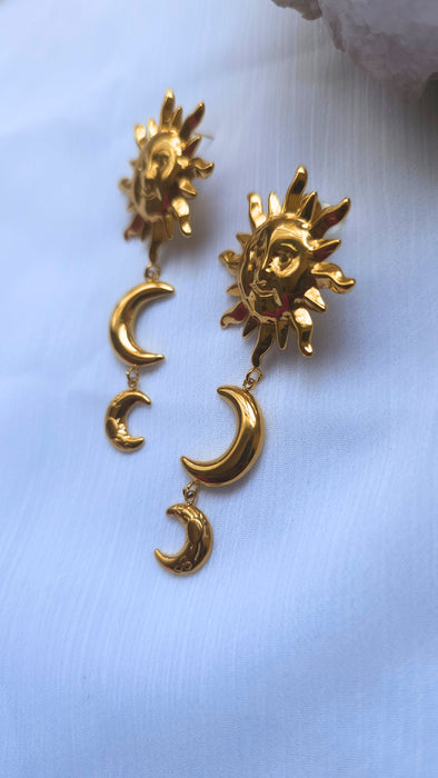 "The Original Sun" Dangle Earrings