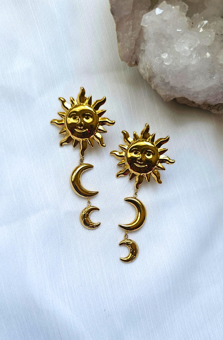"The Original Sun" Dangle Earrings