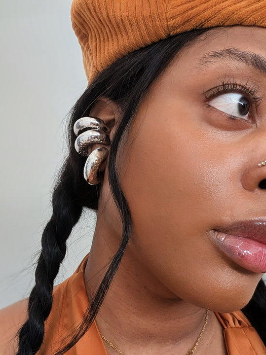 The Selene- Silver Cartilage Ear Cuff