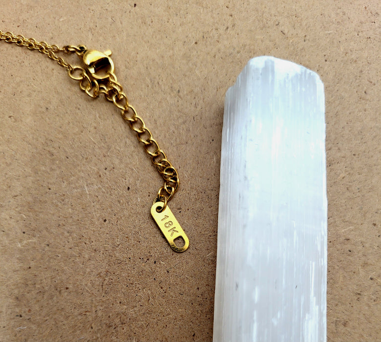18K Gold Plated "Stay Soft" Pendant