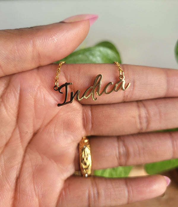 Indica 18K Gold Plated Statement Necklace