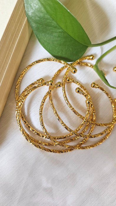 "Sacred Goddess" Geometric Bangle Stack