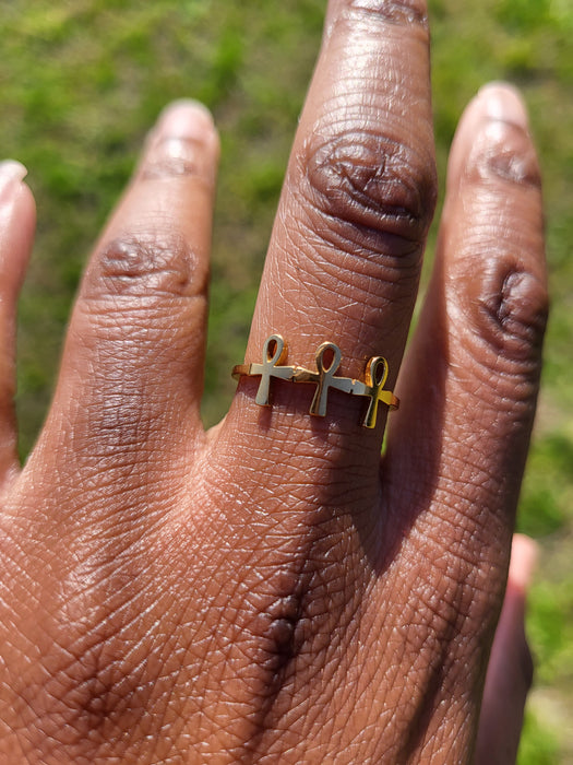Dainty Ankh Ring