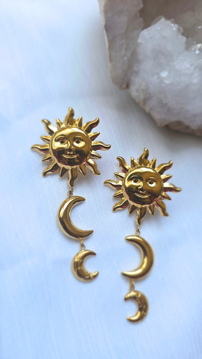"The Original Sun" Dangle Earrings