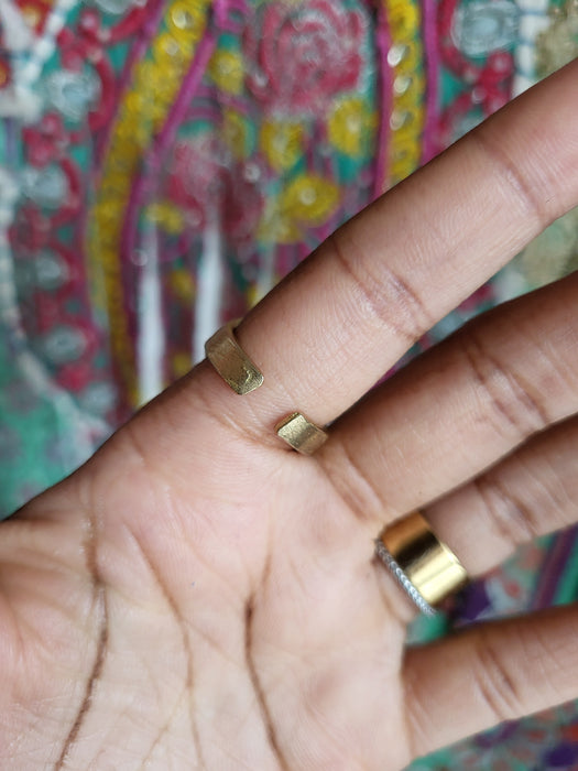 Anillo de latón Ojo de Horus